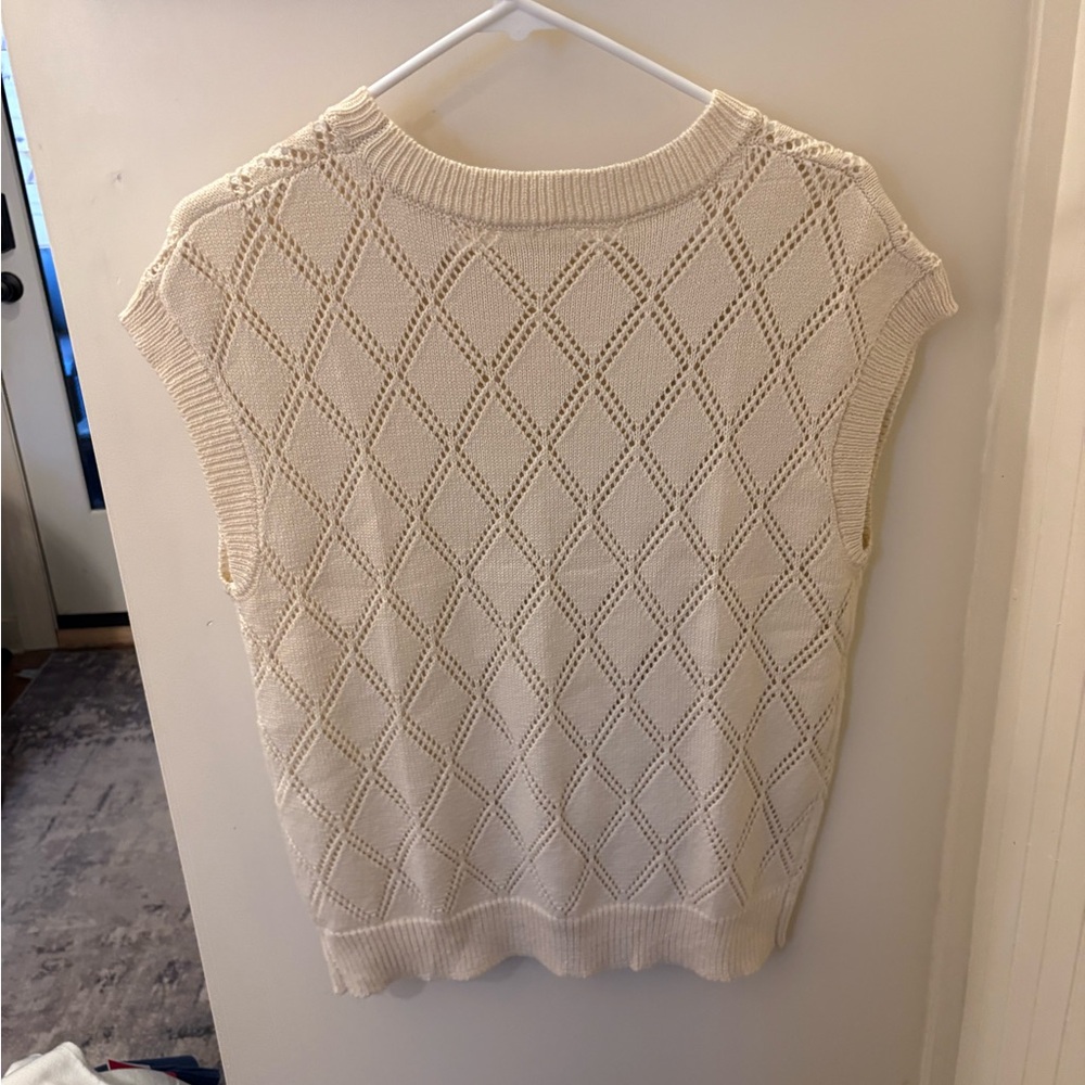 Elegant Cream Knit Sweater